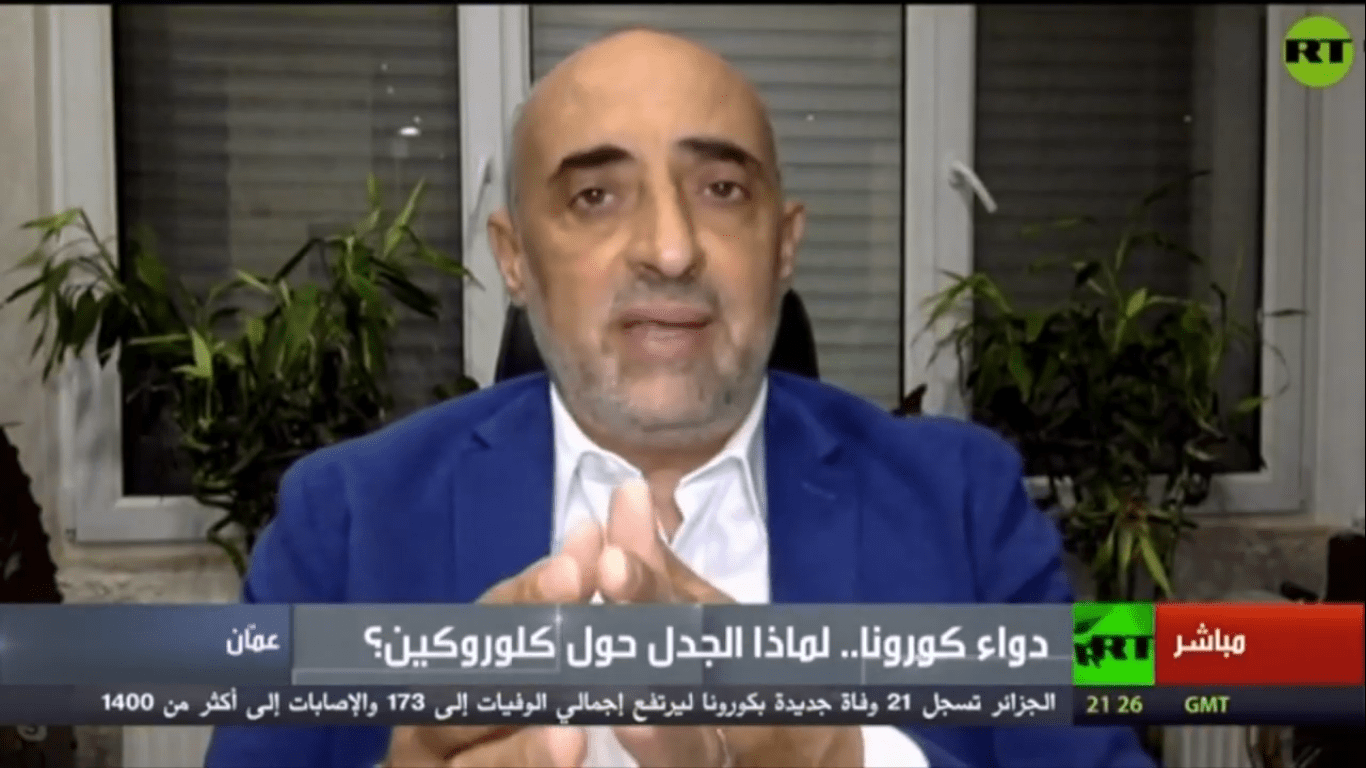 د. اديب الزعبي - قناة روسيا اليوم RT Arabic